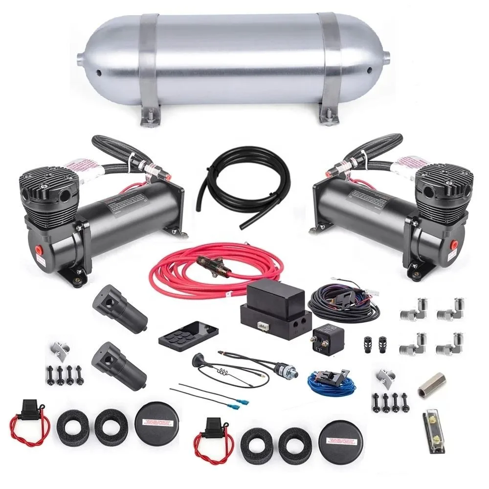 Air Tank & Compressor Air Suspension Kit