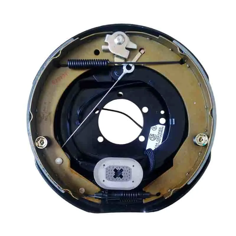 12" electric brake self adjusting with parking lever