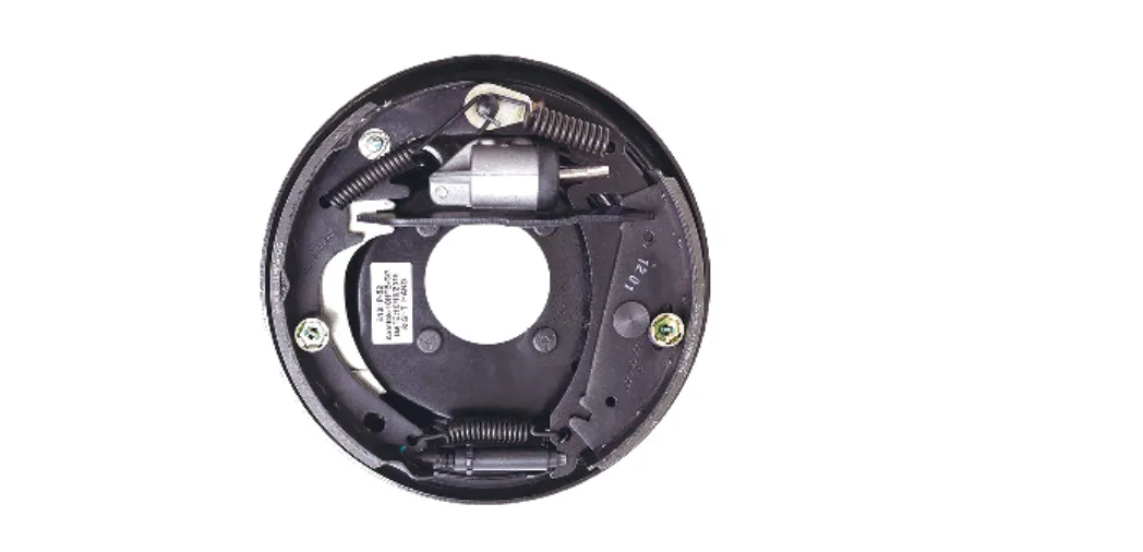 Brake Assembly 10 in Hydraulic Free-Backing Brake with Parking Lever
