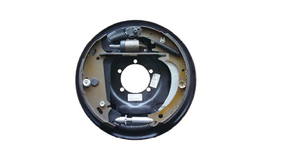 Brake Assembly 12 in Hydraulic Free-Backing Brake with Parking Lever